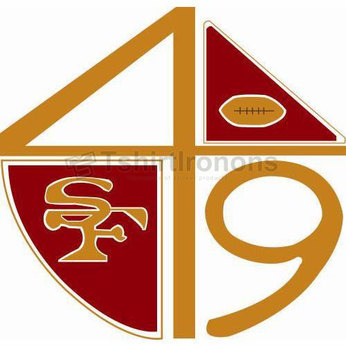 San Francisco 49ers T-shirts Iron On Transfers N746 - Click Image to Close